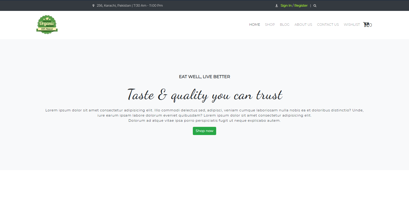 Ecommerce Store