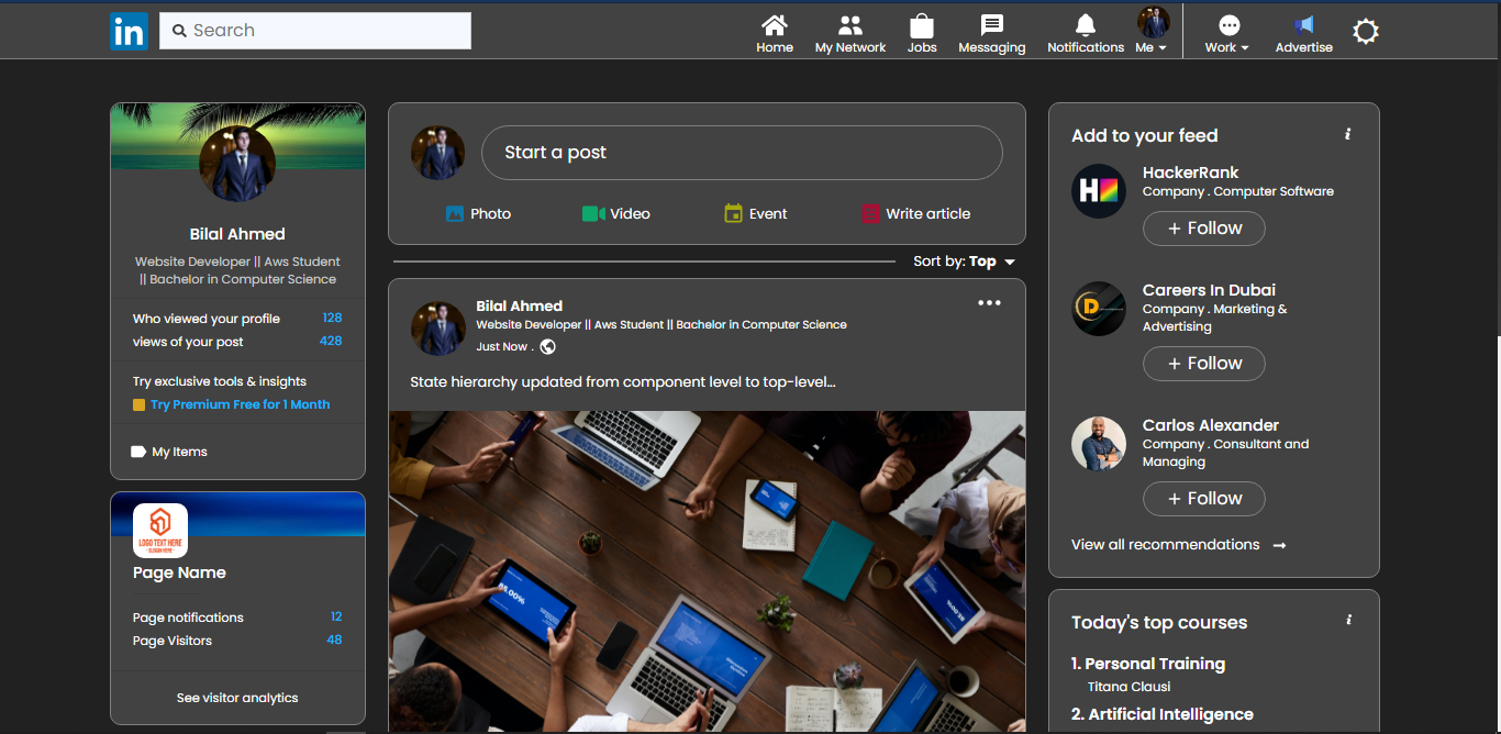 LinkedIn Clone